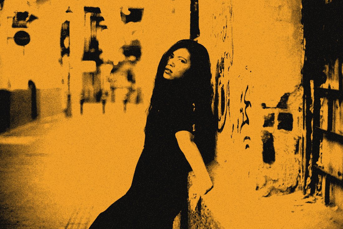 Retrato en una calle del centro histórico de Santa Marta